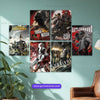 PUBG- game - wall posters- GR CREATIONSS-Set -01 (6 pics)| Home decor |online game posters (Copy)