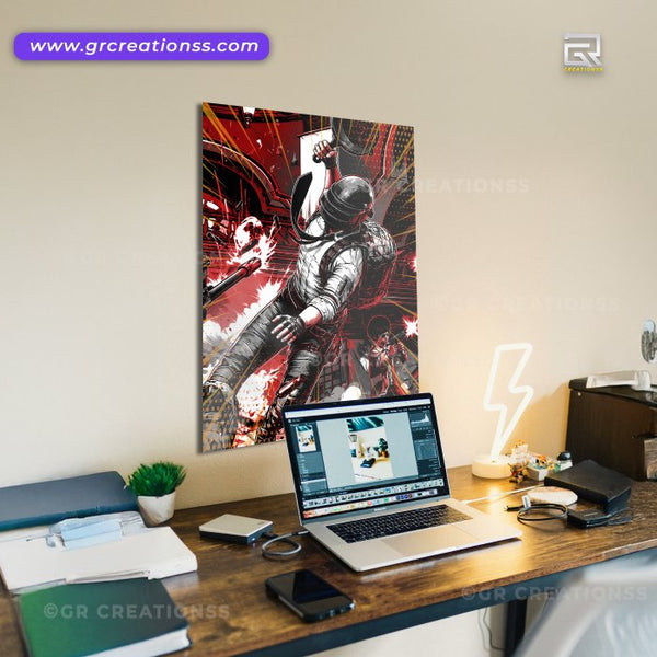 Pubg - wall posters-GR CREATIONSS-03 | Home decor | Game Posters