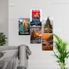 Travel - wall posters- GR CREATIONSS-Set -01 (5 pics)| Home decor | Adventure posters