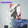 Hardik Pandya -Believe - wall posters- GR CREATIONSS-03 | Home decor |Hitter - Cricketposters