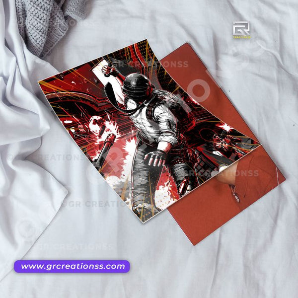 Pubg - wall posters-GR CREATIONSS-03 | Home decor | Game Posters