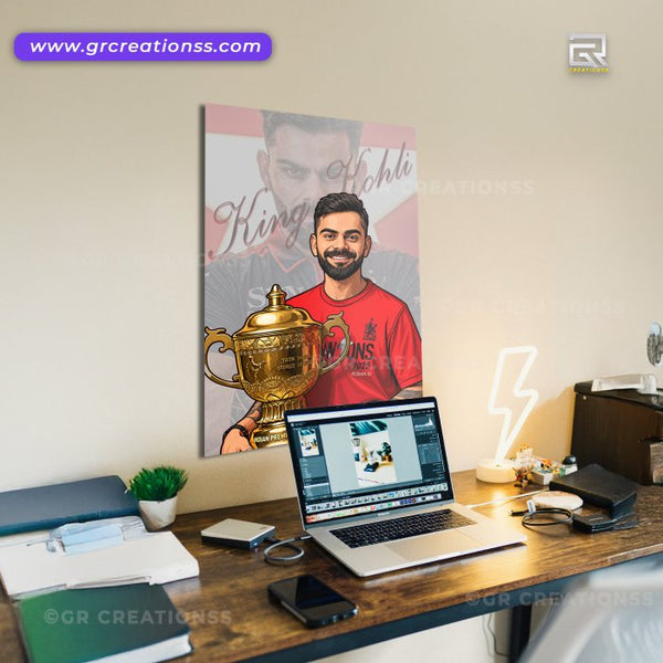 Cricket - wall posters- GR CREATIONSS-03 | Home decor | Virat KohliPosters