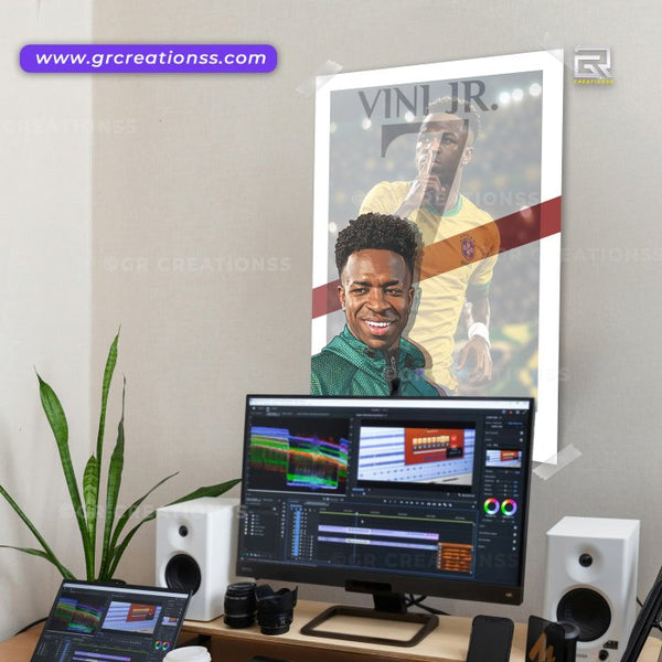 Football - wall posters- GR CREATIONSS-03 | Home decor |Vinícius Júnior posters