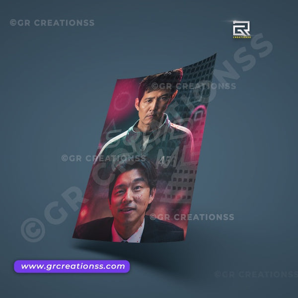 Squid Game- wall posters-GR CREATIONSS-04 | Home decor | Korean Series Posters