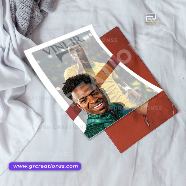 Football - wall posters- GR CREATIONSS-03 | Home decor |Vinícius Júnior posters