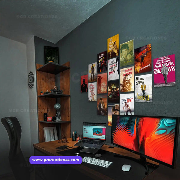 Actor vijay fanmade wall posters | Set 06 -16pics