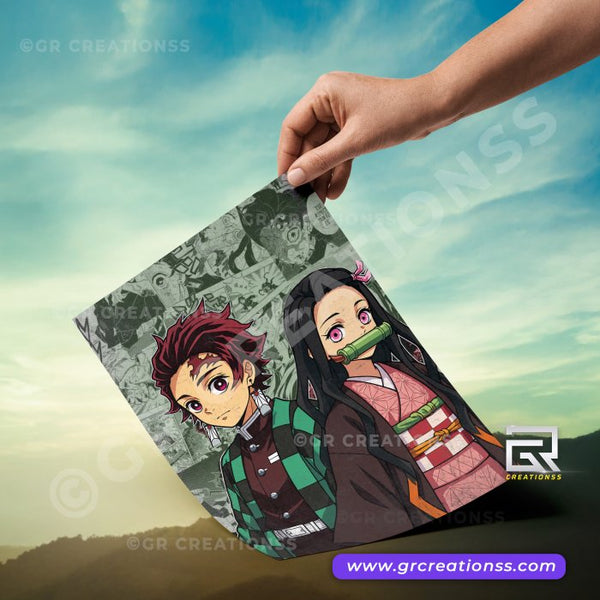 Demon Slayer - wall posters-GR CREATIONSS-06| Home decor | Anime posters