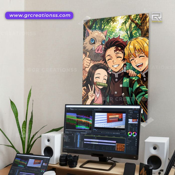 Demon Slayer - wall posters-GR CREATIONSS-04| Home decor | Anime posters