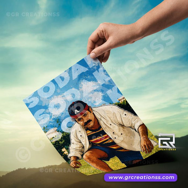Mohanlal wall posters-GR CREATIONSS-05 | Home decor | Mollywood posters