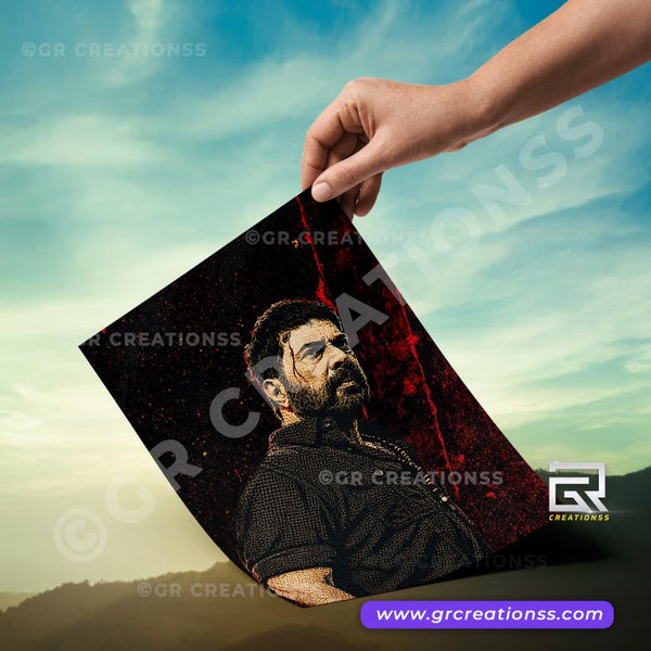 Mammootty wall posters-GR CREATIONSS-04 | Home decor | Malayalam movie posters