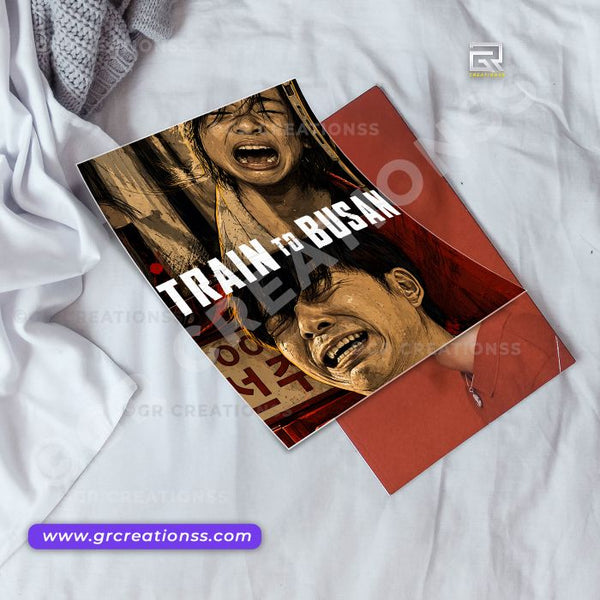 Train To Busan - wall posters-GR CREATIONSS-03 | Home decor | Korean Series Posters