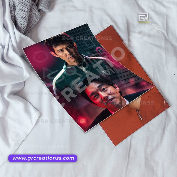 Squid Game- wall posters-GR CREATIONSS-04 | Home decor | Korean Series Posters