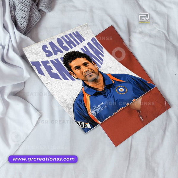 Cricket - wall posters- GR CREATIONSS-07 | Home decor |Sachin Tendulkar posters