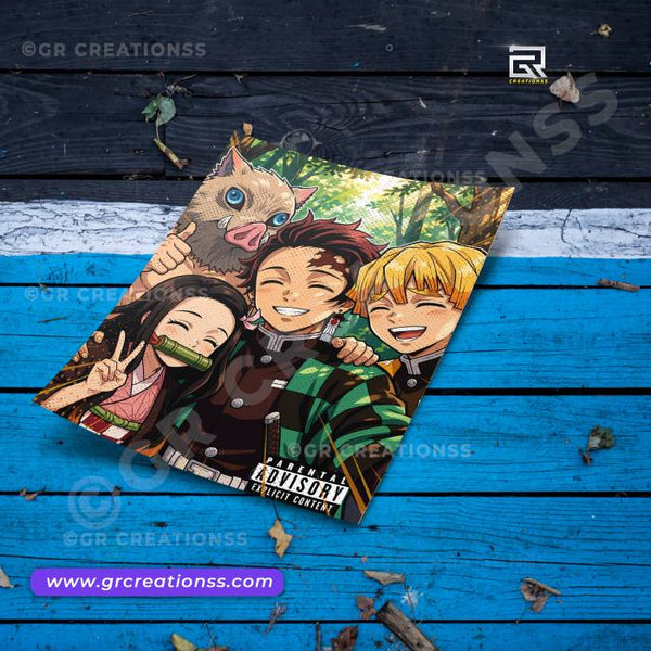 Demon Slayer - wall posters-GR CREATIONSS-04| Home decor | Anime posters