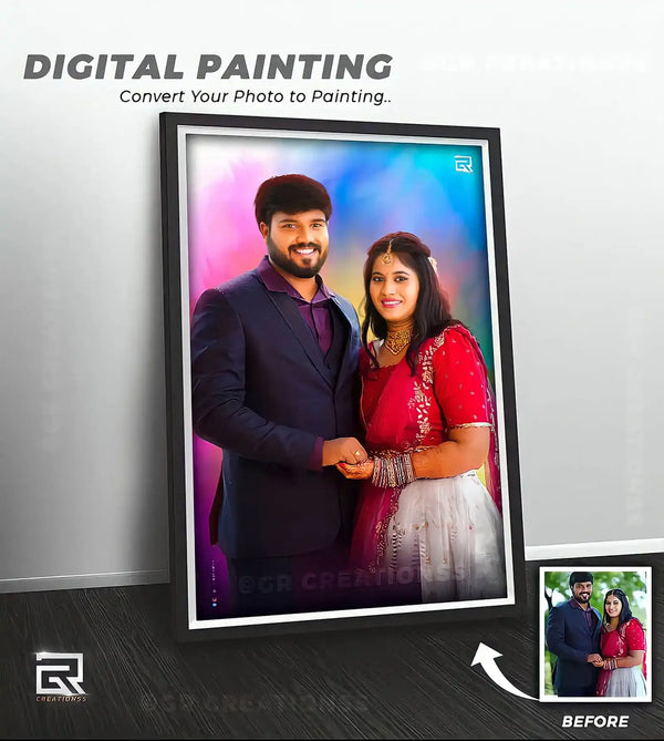 digital painting photo