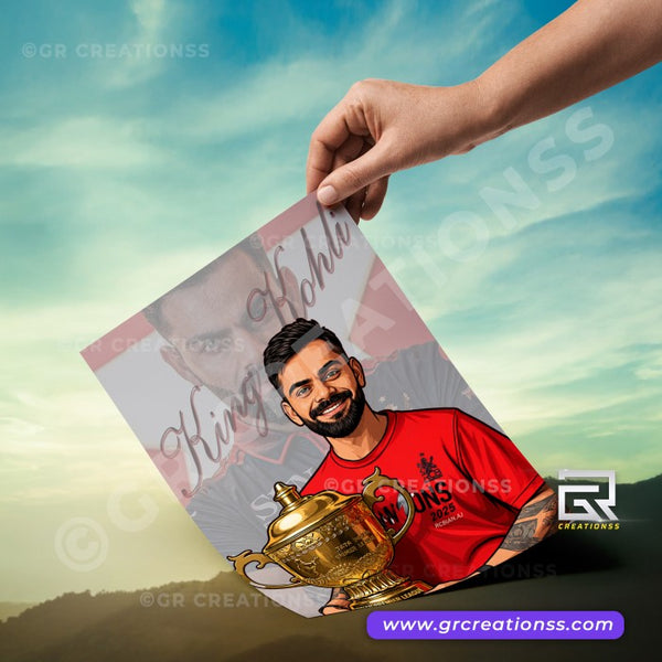 Cricket - wall posters- GR CREATIONSS-03 | Home decor | Virat KohliPosters