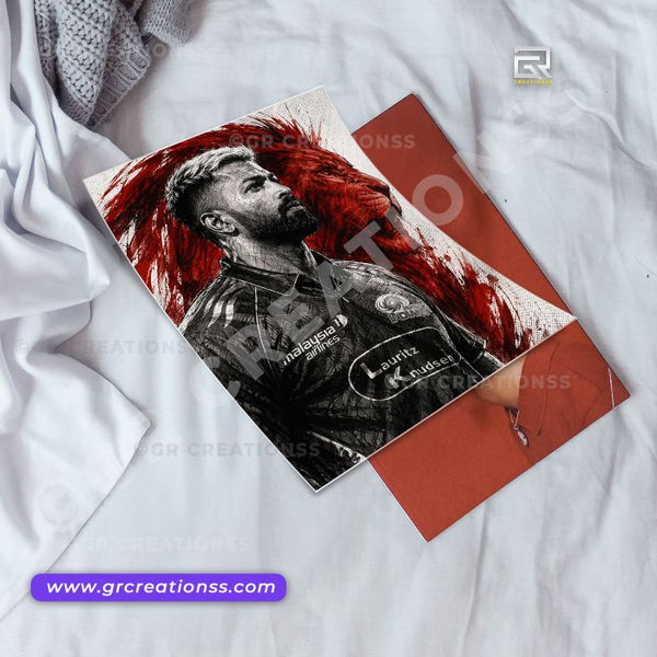 Hardik Pandya - wall posters- GR CREATIONSS-05 | Home decor |Hitter - Cricketposters