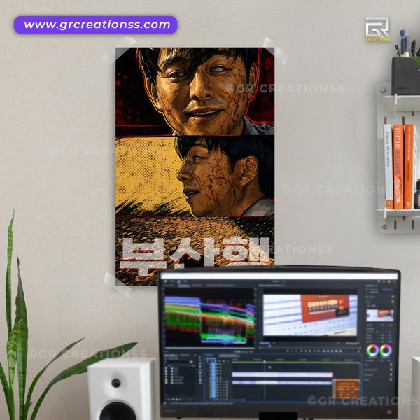 Train To Busan - wall posters-GR CREATIONSS-05 | Home decor | Korean Series Posters