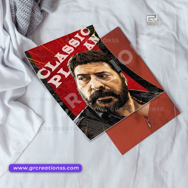 Mammootty wall posters-GR CREATIONSS-05| Home decor | Malayalam movie posters
