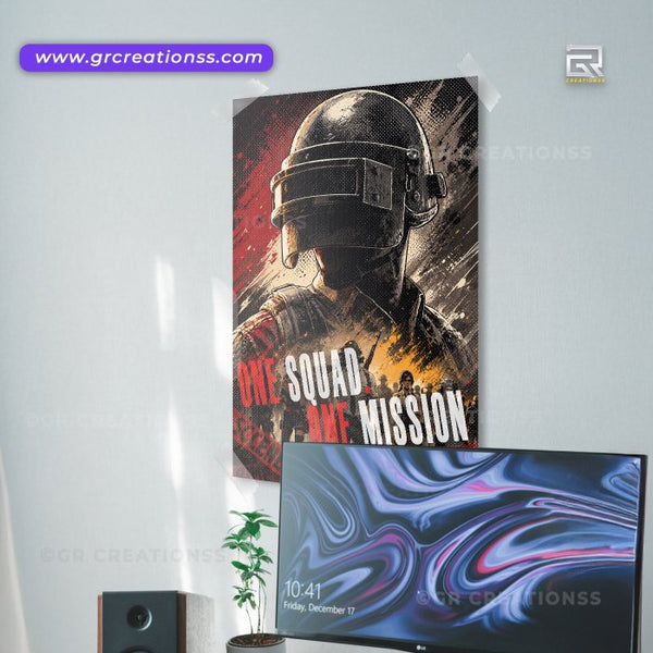Pubg - wall posters-GR CREATIONSS-06 | Home decor | Game Posters
