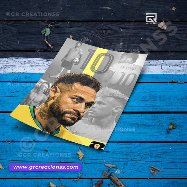 Football - wall posters- GR CREATIONSS-05 | Home decor |Neymar posters