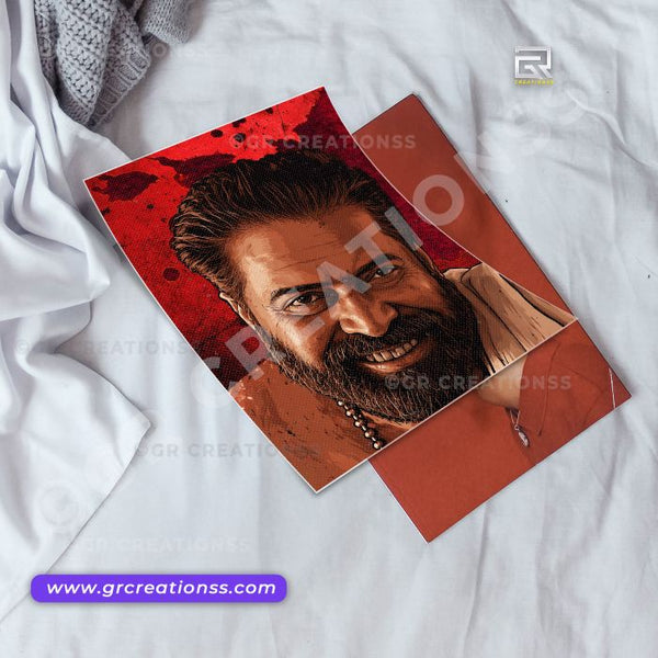 Mammootty wall posters-GR CREATIONSS-03 | Home decor | Malayalam movie posters