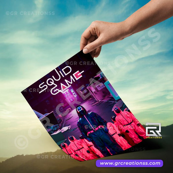 Squid Game- wall posters-GR CREATIONSS-06 | Home decor | Korean Series Posters