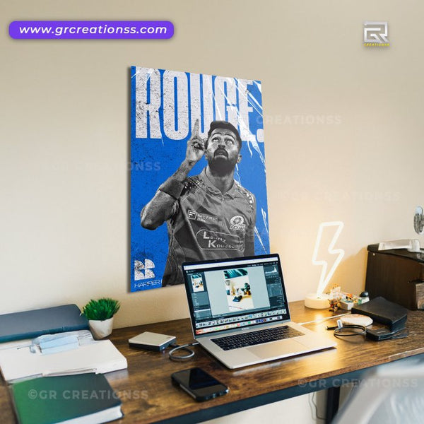 Hardik Pandya - wall posters- GR CREATIONSS-06 | Home decor |Hitter - Cricketposters