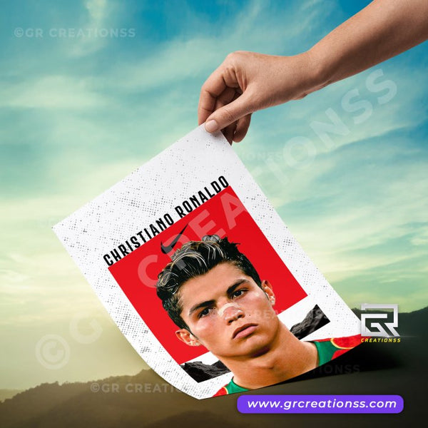 Football - wall posters- GR CREATIONSS-04 | Home decor |Cristiano Ronaldo posters