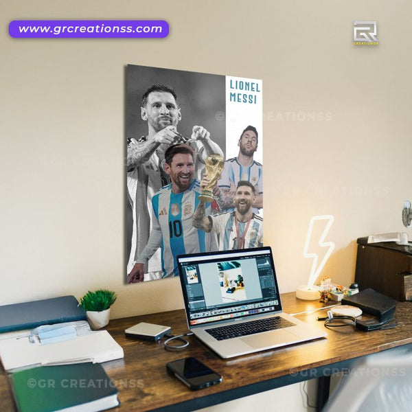 Football - wall posters- GR CREATIONSS-07 | Home decor |Lionel Messi |Leoposters