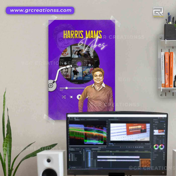 Tamil music director wall posters-02 |Home decor | Kollywood music Director posters