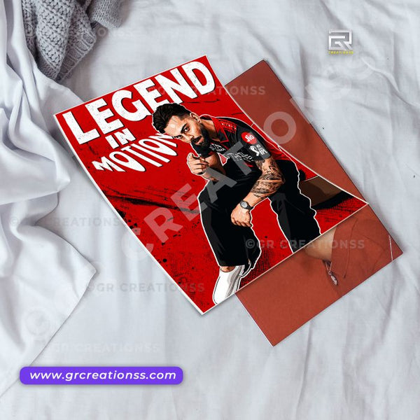 Virat Kohli -Legend - wall posters- GR CREATIONSS-09| Home decor |Goat -18 - Cricketposters