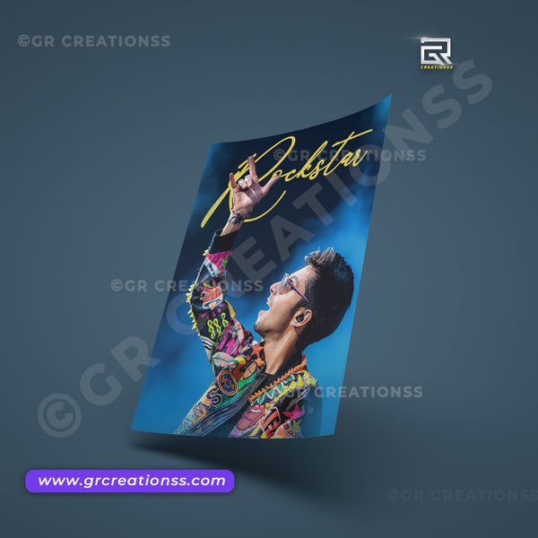 Anirudh Ravichander Cinematic Wall Poster