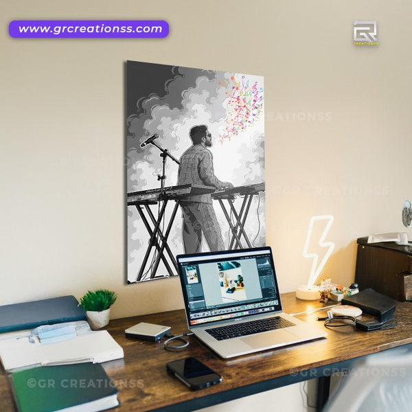Anirudh Ravichander Minimalist Wall Art