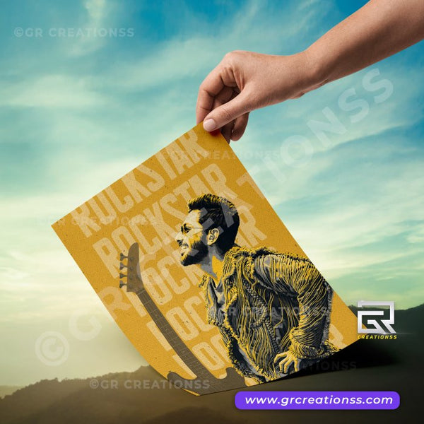 Anirudh Ravichander Signature Style Poster