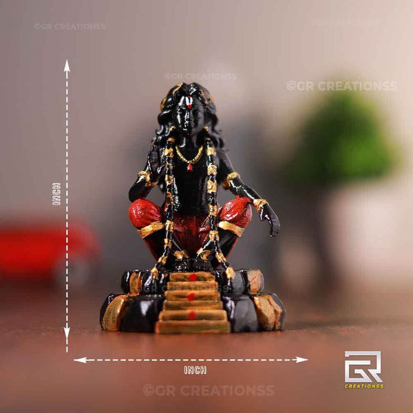Lord Ayyappa Swamy 3D - 4 inch height by GR CREATIONSS