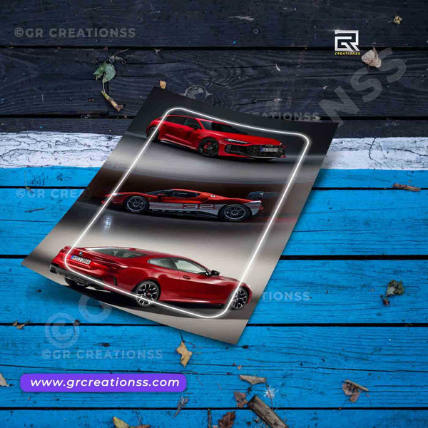 car wall poster design -15 | Home decor | Car poster