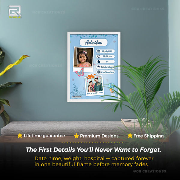 Customized baby born frame online A3