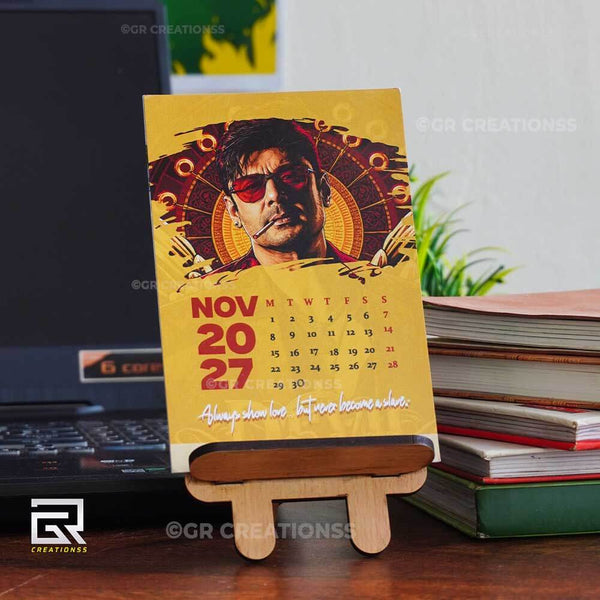 Actor Darshan theme Table Calendar 2027 Online | GR CREATIONSS