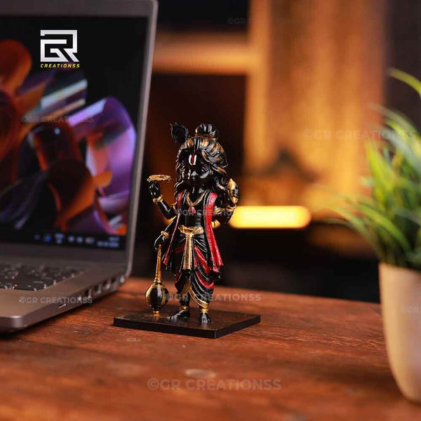 Lord Krishna 3D - 4 inch height by GR CREATIONSS