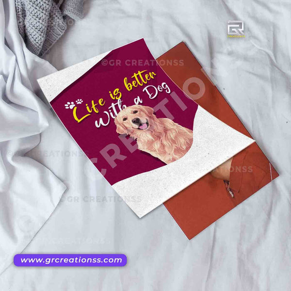 Pet wall posters -04 | Home decor | Dog / cat wall poster design Online
