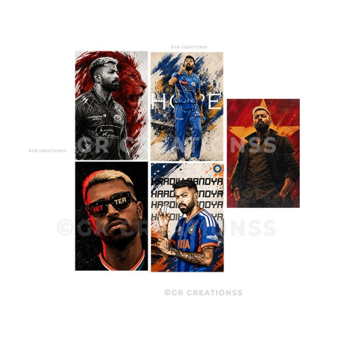 Hardik Pandya Cricket Posters