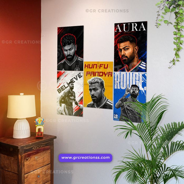 Hardik Pandya Jersey Posters