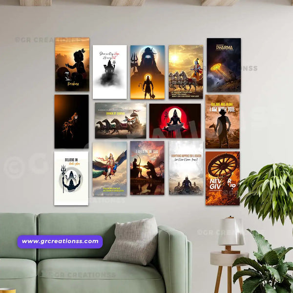 Hindu wall posters collection