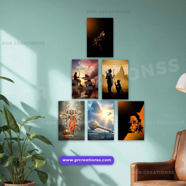 Jai Hanuman wall Poster