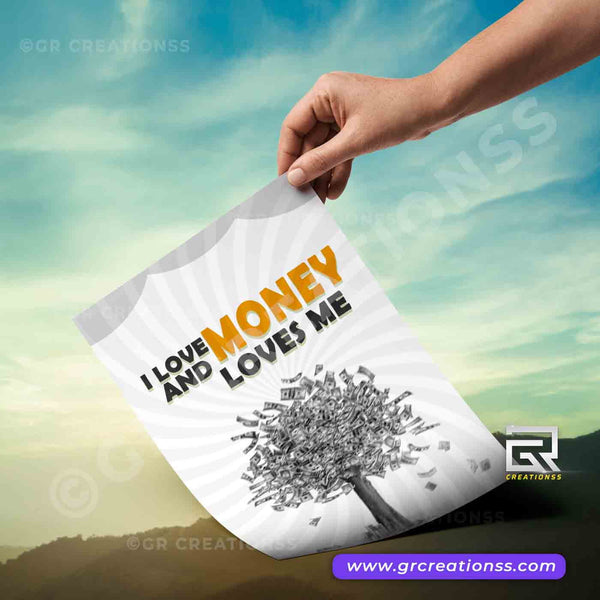 Money poster for wall-02 | home decor | Motivational wall posters