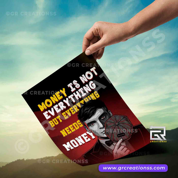 Money poster for wall-05 | home decor | Motivational wall posters
