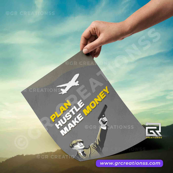 Money poster for wall-08 | home decor | Motivational wall posters