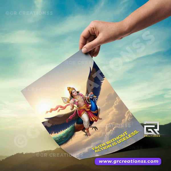 Lord Murugan wall posters-03 | home decor | Hindu god wall posters online