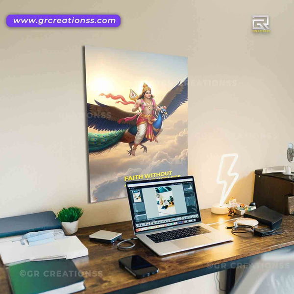 Lord Murugan wall posters-03 | home decor | Hindu god wall posters online